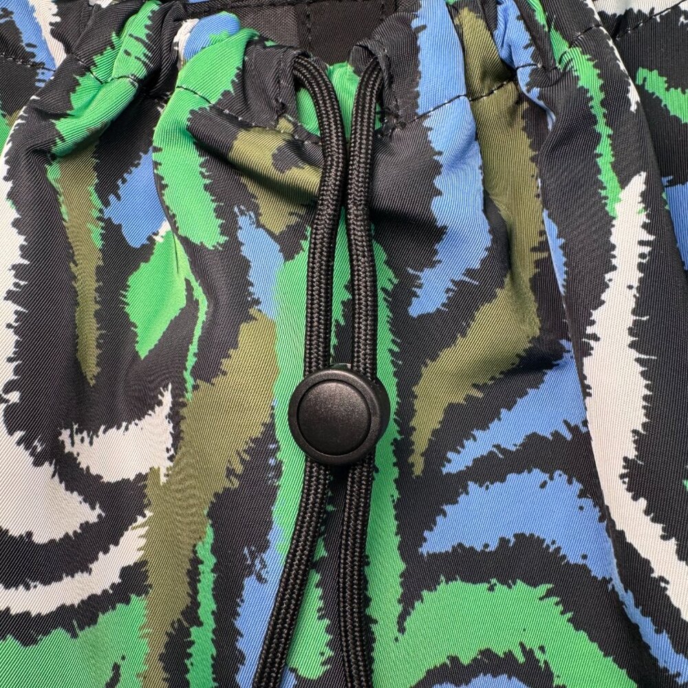 NWT Diane Von Furstenberg Laptop Bag Disco Zebra Green Fits most 14 inch laptops - Picture 8 of 16